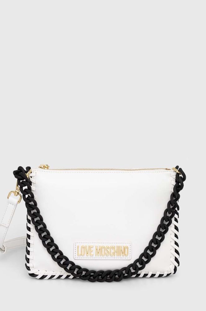 Сумочка Love Moschino колір білий (3133334)