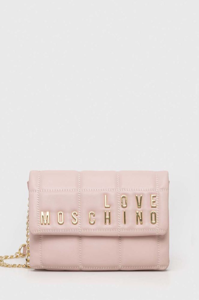 Сумочка Love Moschino колір рожевий (3118094)