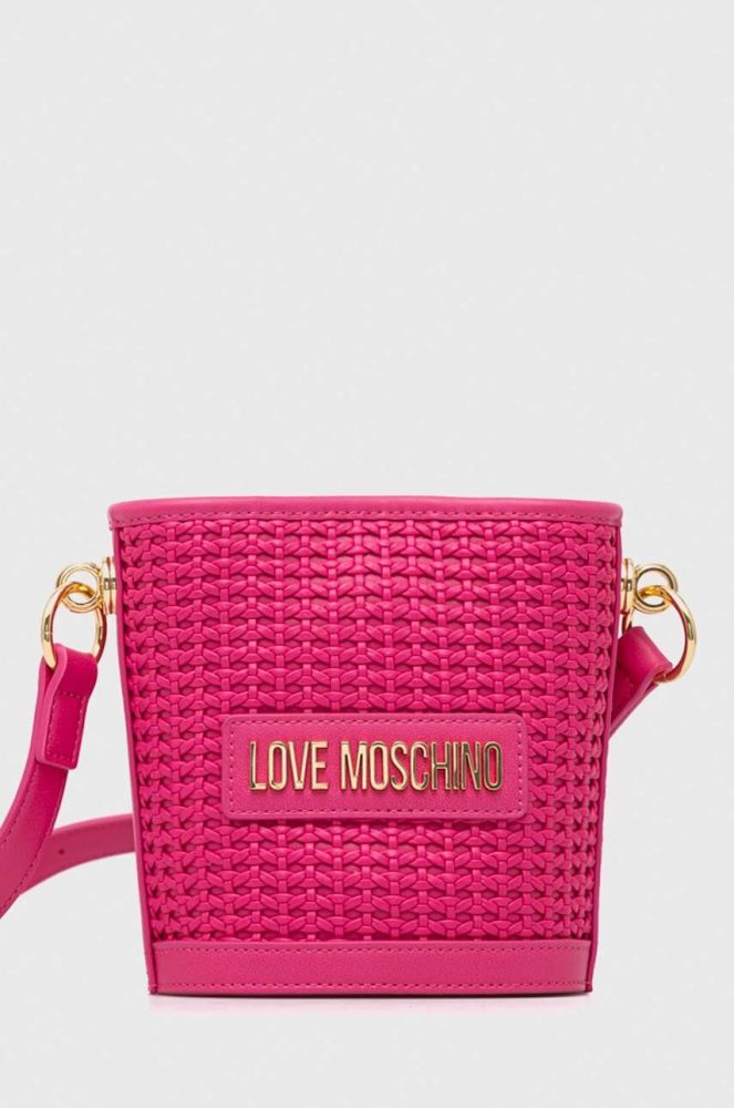 Сумочка Love Moschino колір рожевий (3129372)