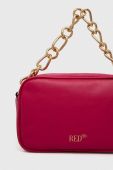 Шкіряна сумочка Red Valentino колір рожевий (3009476)