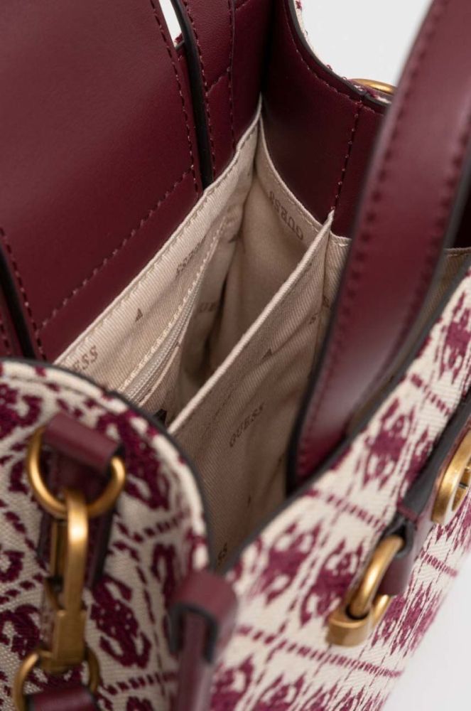 Сумочка Guess колір бордовий (3517933) фото 6