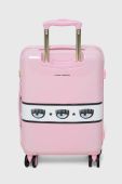 Валіза Chiara Ferragni колір рожевий (2948734)