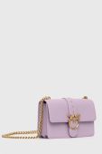 Шкіряна сумочка Pinko колір фіолетовий (2920138)