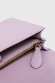 Шкіряна сумочка Pinko колір фіолетовий (2920138)