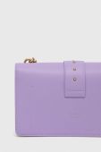 Шкіряна сумочка Pinko колір фіолетовий (3440000)
