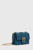 Шкіряна сумочка Pinko колір блакитний (2920135)