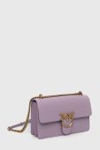 Шкіряна сумочка Pinko колір фіолетовий (2922567)