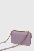 Шкіряна сумочка Pinko колір фіолетовий (2922567)