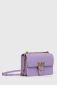 Шкіряна сумочка Pinko колір фіолетовий (3440004)