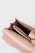 Шкіряна сумочка Pinko колір рожевий (2929993)