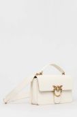 Шкіряна сумочка Pinko колір білий (2920147)