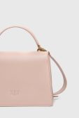 Шкіряна сумочка Pinko колір рожевий (2957807)