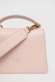 Шкіряна сумочка Pinko колір рожевий (2922581)