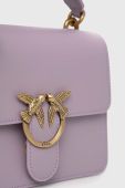Шкіряна сумочка Pinko колір фіолетовий (2922582)
