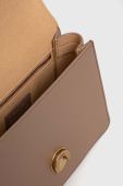 Шкіряна сумочка Pinko колір бежевий (3440013)