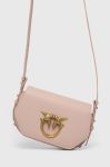 Шкіряна сумочка Pinko колір рожевий (2930008)