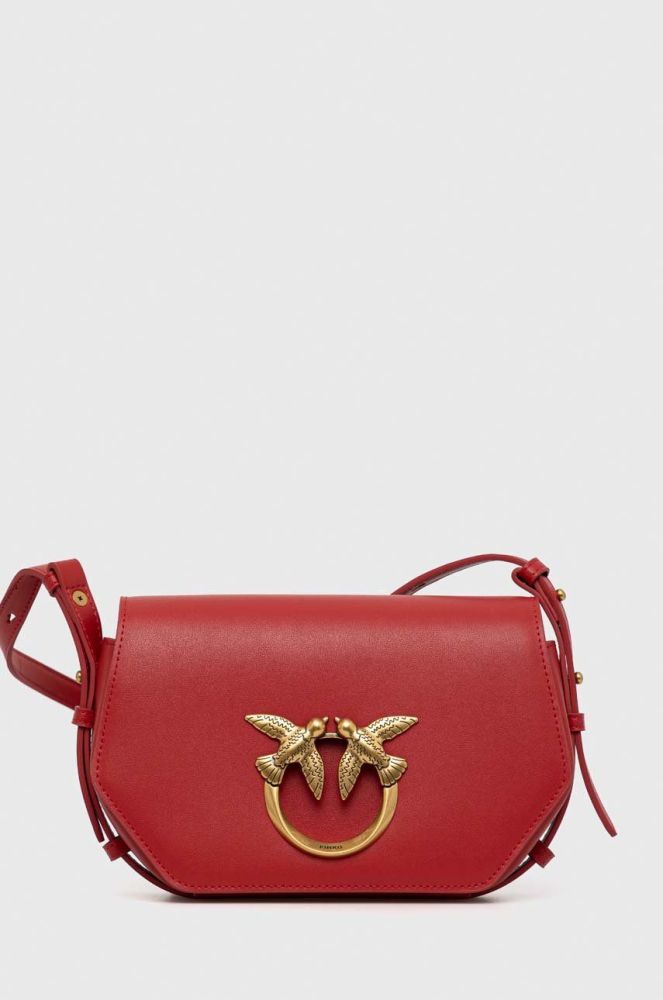 Шкіряна сумочка Pinko колір червоний (2930009)