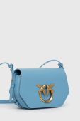 Шкіряна сумочка Pinko колір блакитний (2930007)