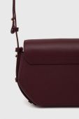 Шкіряна сумочка Pinko колір бордо (3501995)