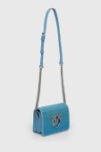 Шкіряна сумочка Pinko колір блакитний (2932192)