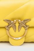 Шкіряна сумочка Pinko колір жовтий (2924159)