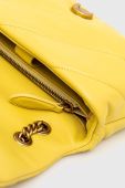 Шкіряна сумочка Pinko колір жовтий (2924159)