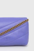 Клатч Pinko колір фіолетовий