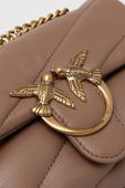 Шкіряна сумочка Pinko колір коричневий (3440035)