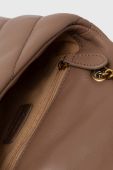 Шкіряна сумочка Pinko колір коричневий (3440035)
