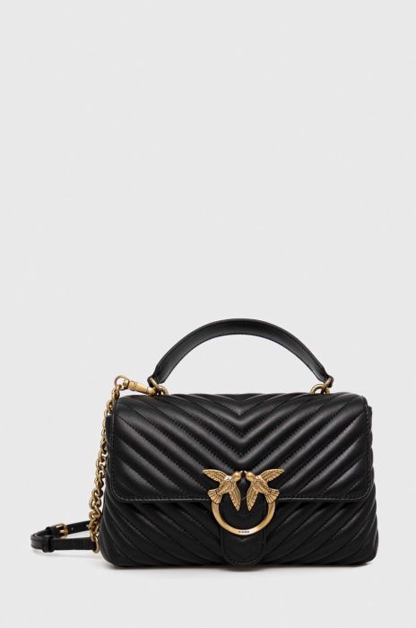Шкіряна сумочка Pinko колір чорний (2924169)