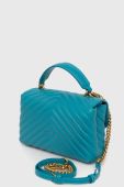 Шкіряна сумочка Pinko колір бірюзовий (2930017)