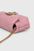 Шкіряна сумочка Pinko колір рожевий (3440044)