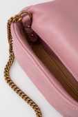 Шкіряна сумочка Pinko колір рожевий (3440044)