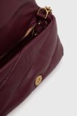 Шкіряна сумочка Pinko колір бордо (3440046)