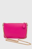 Шкіряна сумочка Pinko колір рожевий (3417621)
