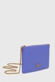 Шкіряна сумочка Pinko колір фіолетовий (2924184)