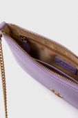 Шкіряна сумочка Pinko колір фіолетовий (3417622)