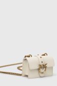 Шкіряна сумочка Pinko колір білий (2922643)