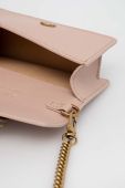 Шкіряна сумочка Pinko колір рожевий (3440048)