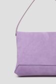 Замшева сумочка Victoria Beckham колір фіолетовий