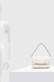Шкіряна сумка Victoria Beckham Chain Pouch колір білий