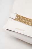 Шкіряна сумка Victoria Beckham Chain Pouch колір білий