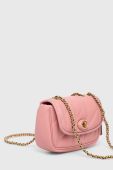 Шкіряна сумочка Coach колір рожевий (3145323)