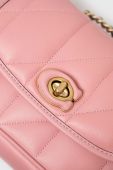 Шкіряна сумочка Coach колір рожевий (3145323)