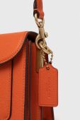 Шкіряна сумочка Coach колір помаранчевий (3256727)