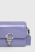 Шкіряна сумочка Coach колір фіолетовий (3145326)