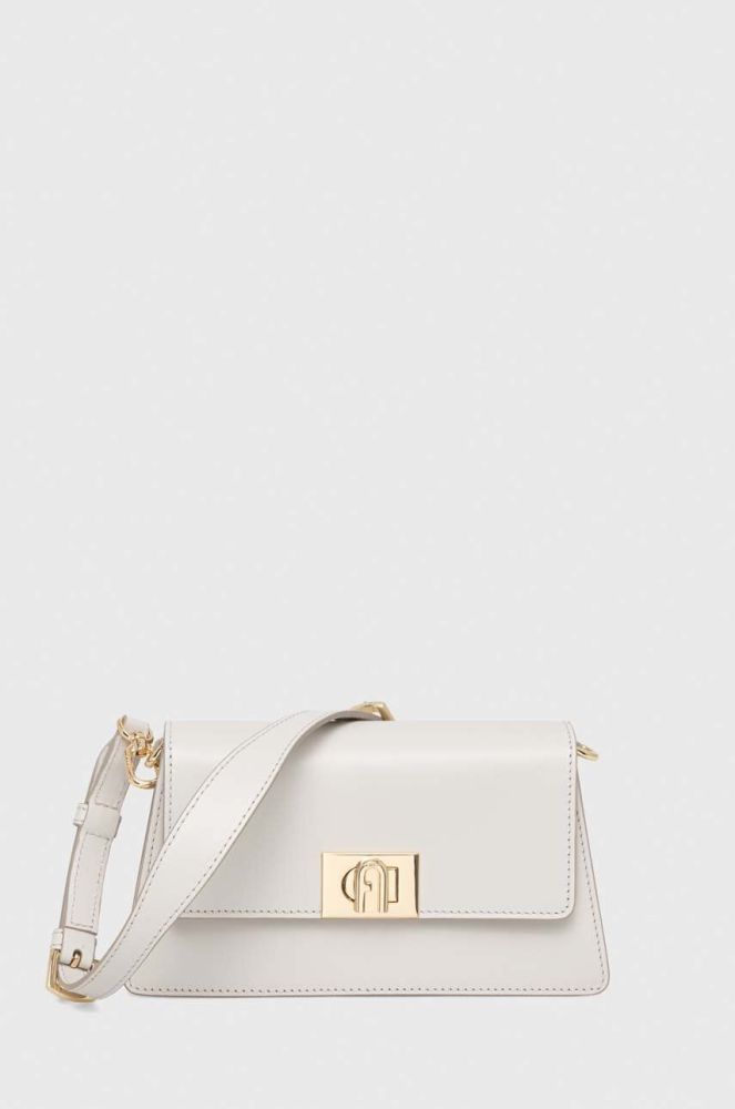 Шкіряна сумочка Furla колір білий (3297900)