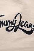 Бавовняна сумка Tommy Jeans колір бежевий (3091173)
