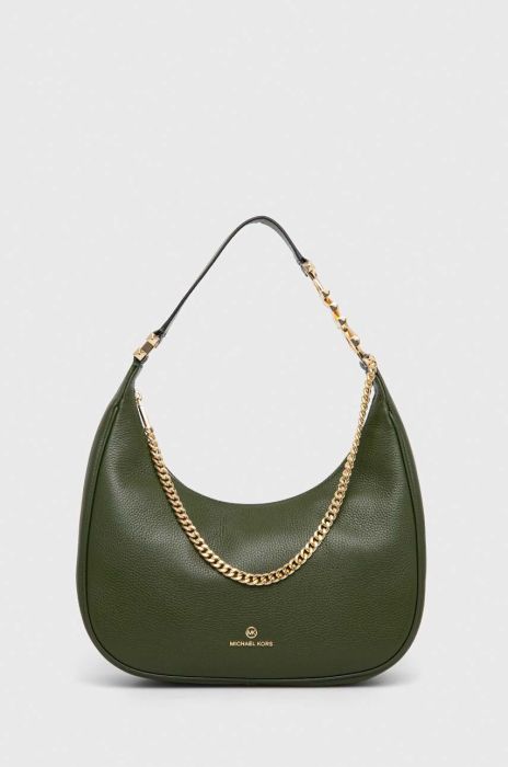 Шкіряна сумочка MICHAEL Michael Kors колір зелений (3543717)