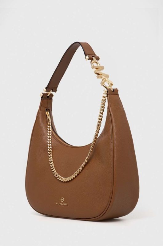 Шкіряна сумочка MICHAEL Michael Kors колір коричневий (3160011) фото 2